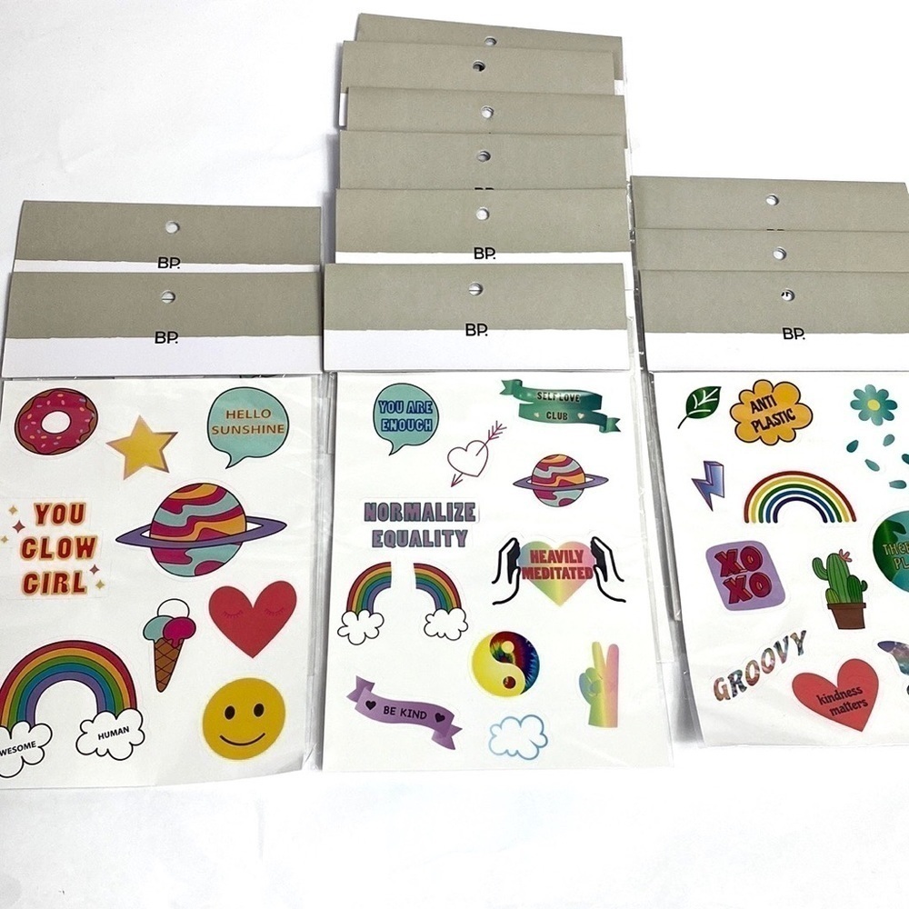 bp bundle of 11 packs of assorted stickers
